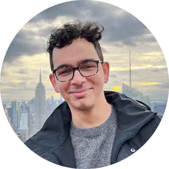 An image of me in an observation deck in Manhattan, New York